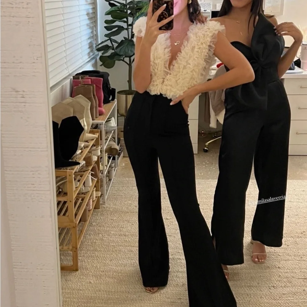 Chiffon Ruffle Bodysuit NWT - Picture 5 of 6